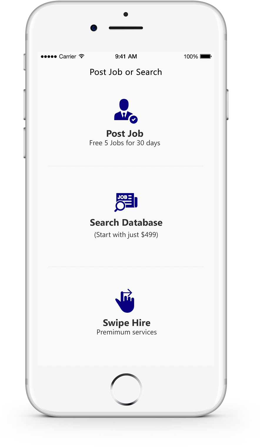 Swipehire Post Job or Search